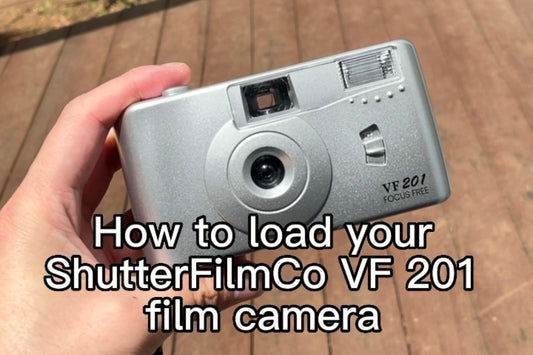 hand holding a reusable film camera