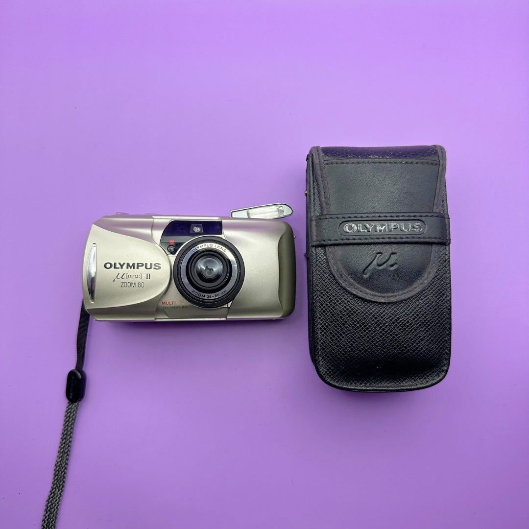 Olympus Mju II Zoom 80 With Case1