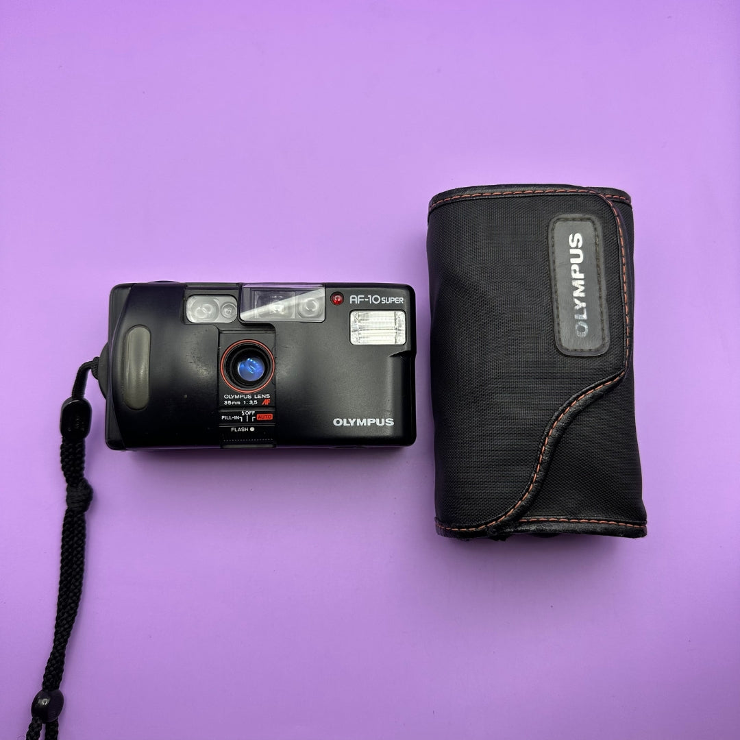 Olympus AF-10 Super - With Case