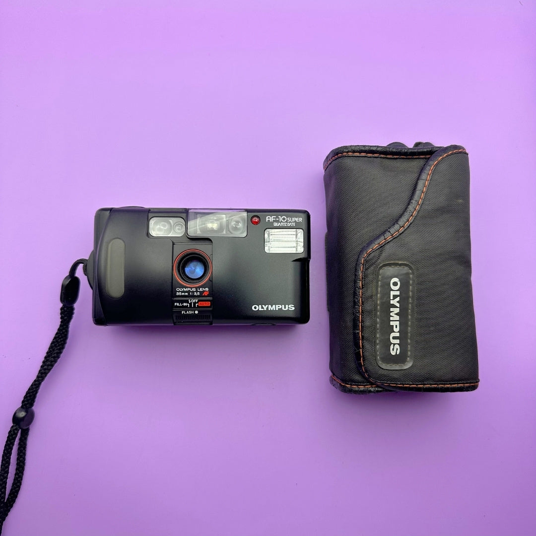 Olympus AF-10 Super - With Case