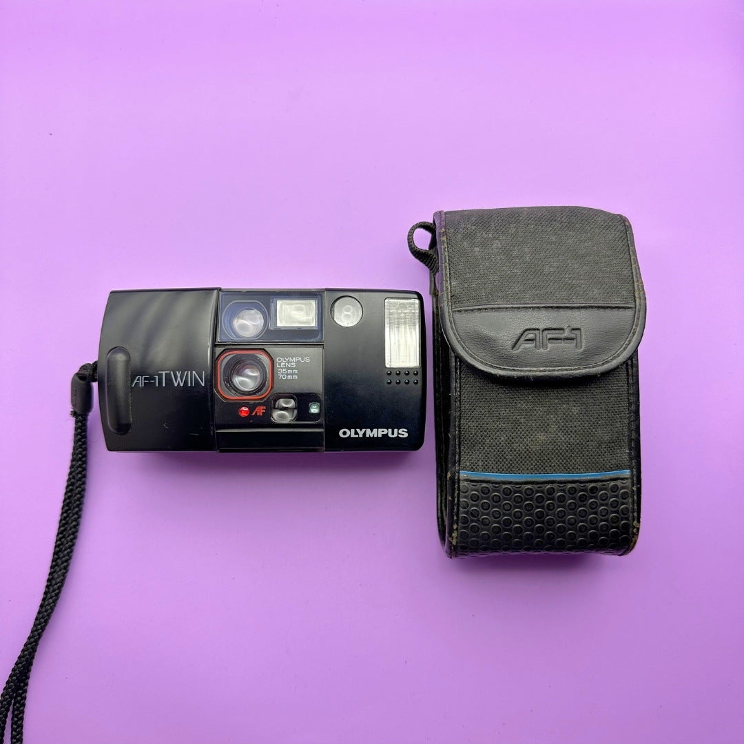 Olympus AF-1 Twin - With Case
